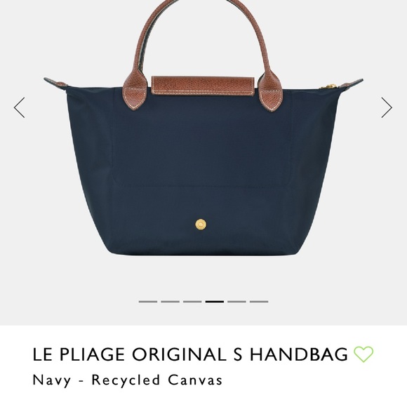 Longchamp Handbags - Longchamp Le Pliage Navy Tote